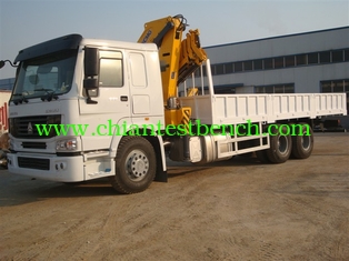 China Sinotruk HOWO 6X4 Crane Mounted Truck ZZ3257N4641 supplier